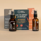 Kit Essência da Mata — Guia de Plantas + Proteção Herbal + Óleo MassageaDor