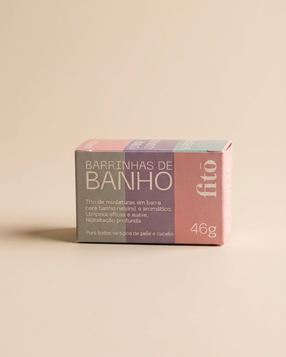 Barrinhas de Banho - Trio de Miniaturas - Fitō