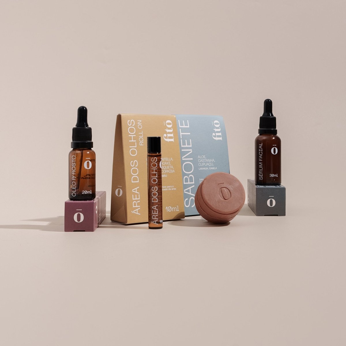 Kit Facial - Sabonete + Sérum + Rosto + Olhos - Fitō